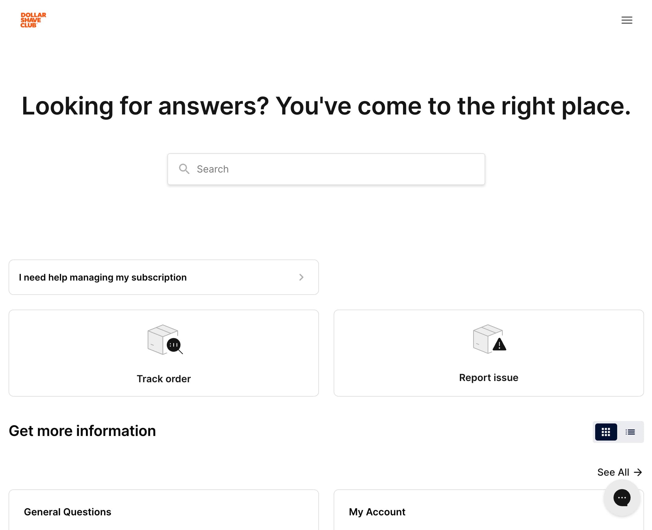 Dollar Shave Club Website and Help Center — screenshot 2