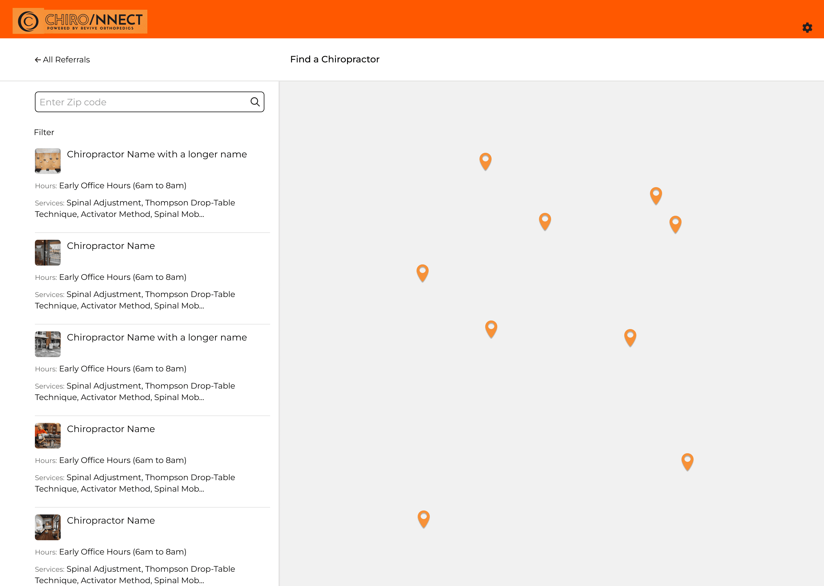 ReVive Orthopedics Web Application — screenshot 2